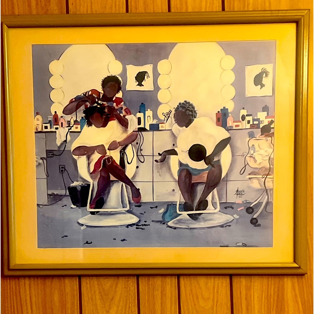 Beauty Salon Picture; Would look great in a Beauticians Office or Salon Setting.